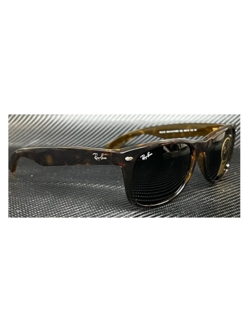 New Ray Ban Men Tortoise Brown Sunglasses 58-18-145